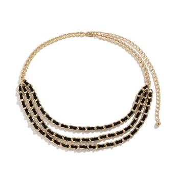 Ευρώπη και Ηνωμένες Πολιτείες διασυνοριακή νέα ιδιοσυγκρασία μικρό άρωμα μέσης μεταλλική υφή αλυσίδα Joker κοστούμι φόρεμα μέσης αλυσίδα εργοστάσιο έξοδος