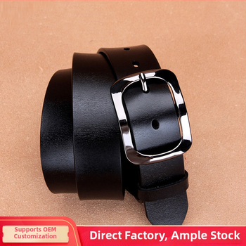 Ζώνη γυναικών απευθείας από εργοστάσιο, απλή και ευέλικτη, κορεάτικη, καθαρή δερμάτινη ζώνη, μοντέρνα, δροσερά τζιν στυλ