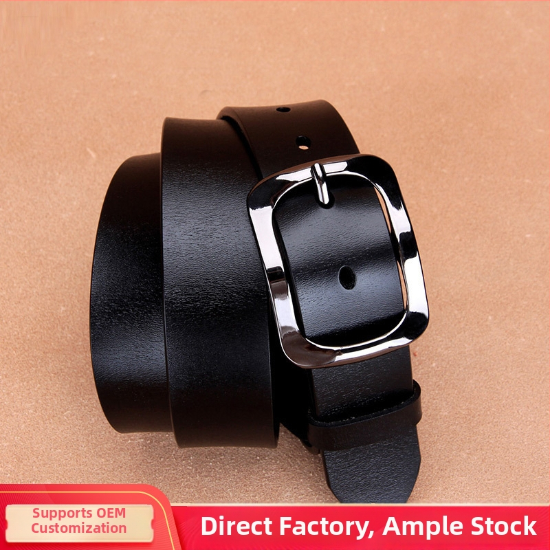 Ζώνη γυναικών απευθείας από εργοστάσιο, απλή και ευέλικτη, κορεάτικη, καθαρή δερμάτινη ζώνη, μοντέρνα, δροσερά τζιν στυλ