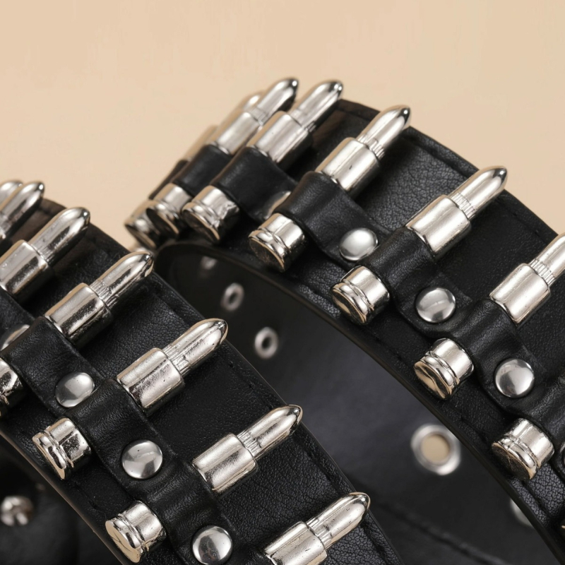 Euroopa ja Ameerika piiriülene kuulikujulise vööga neetidega meeste punk-stiilis vöö, isikupärastatud dekoratiivvöö, kamuflaažvöö õuesõiduks