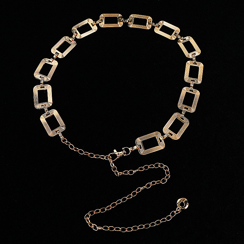 Αλυσίδα μέσης για γυναίκες, υψηλής ποιότητας, ευέλικτη διακοσμητική ζώνη φούστας, γυναικεία μοντέρνα casual κοσμήματα μέσης, μεταλλική αλυσίδα παντελονιού χονδρικής