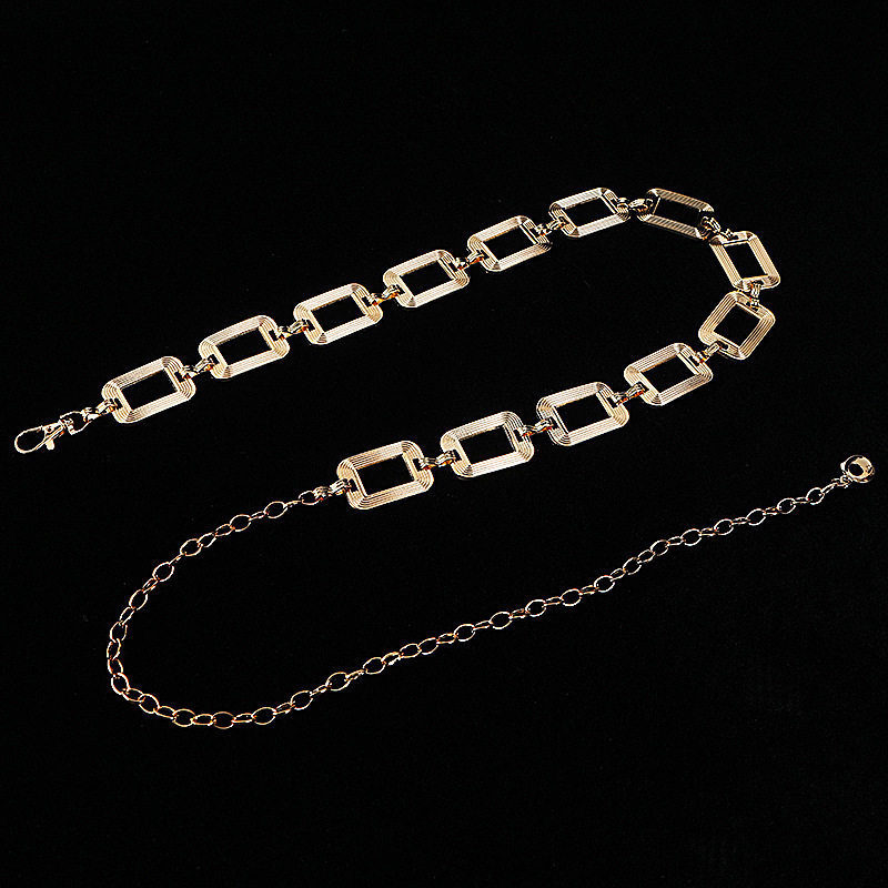 Αλυσίδα μέσης για γυναίκες, υψηλής ποιότητας, ευέλικτη διακοσμητική ζώνη φούστας, γυναικεία μοντέρνα casual κοσμήματα μέσης, μεταλλική αλυσίδα παντελονιού χονδρικής