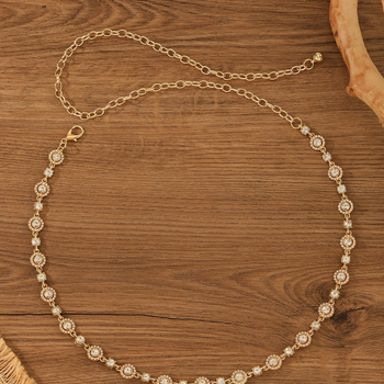 Piiriülene populaarne Euroopa ja Ameerika metallkonksuga rhinestones vöökett naistele mitmekülgne vöö, kleidi vöö aksessuaarid, õhuke vöökett