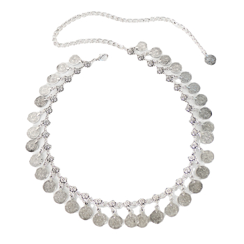 Etnilise stiili metallist vöökett naistele seelikuga, retro mitmekülgne boheemlaslik tantsukleitide dekoratiivne vöö aksessuaarid