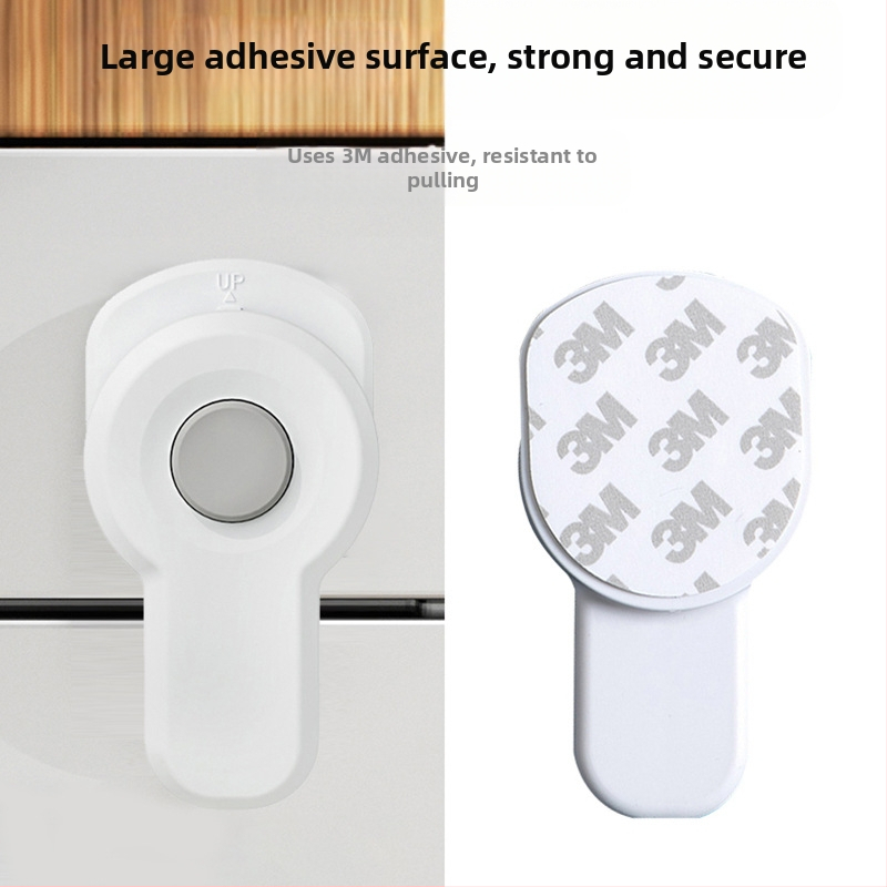 Заключване за врата и прозорец на фурна, чекмедже на шкаф за микровълнова фурна, против отваряне, без удар, за деца, фиксирано защитно заключване за бебета