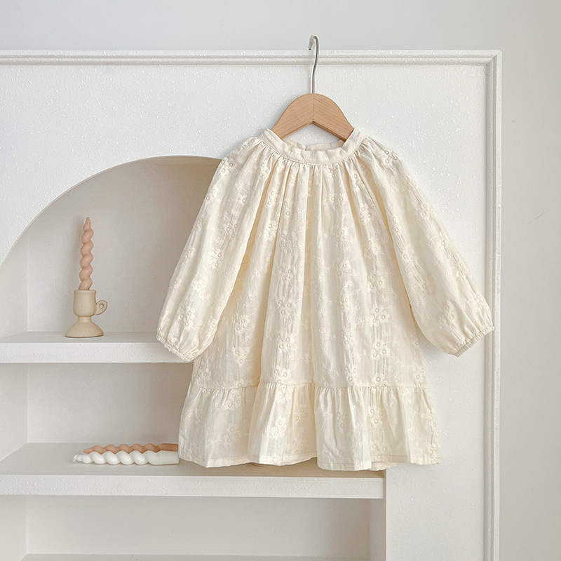 Îmbrăcăminte pentru copii din Coreea de Sud, broderie franceză, temperament, rochie de prințesă, rochie de fetiță, salopetă, îmbrăcăminte pentru surori, haine pentru fetițe