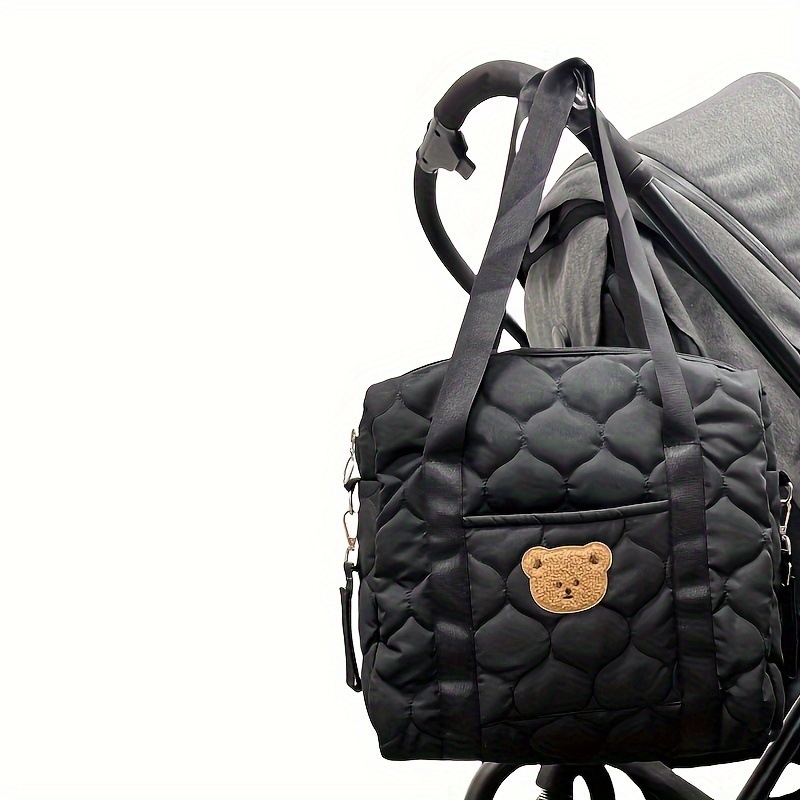 Armas karu-emme käekott, multifunktsionaalne beebiauto hoiukott, mis sobib pudeli-, mähkme- ja riietele