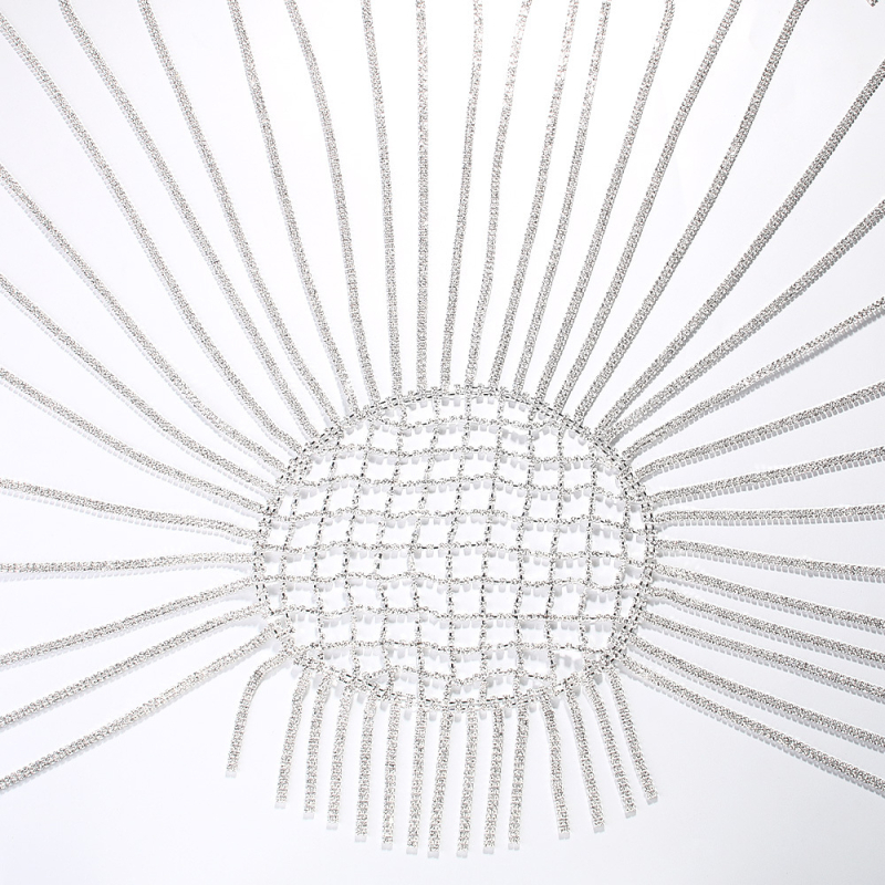 „AliExpress“ karšto pardavimo tinklelio ilgi kutais puošti cirkonio plaukų grandinėlės plaukų aksesuarai, visų rungtynių suasmeninti madingi, pilni deimantiniai galvos apdangalai, vestuviniai aksesuarai