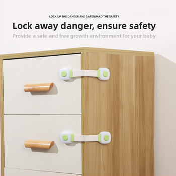 Vaikų saugos užraktas „Amazon Kidsren“ stalčiaus užraktas Daugiafunkcis spintelės durelių saugos užraktas Vaikams skirta apsauga nuo prispaudimo