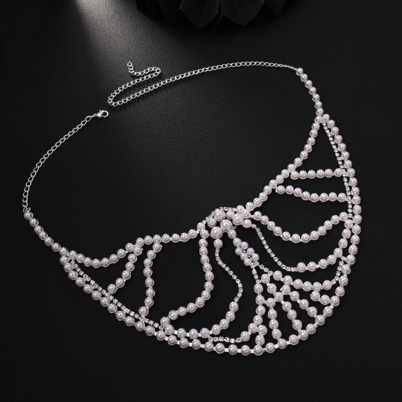 Трансгранична горещо продавана мрежеста перлена маска, женски стилен дизайн, мода, сценично изпълнение, парти, фестивал, аксесоари, маска