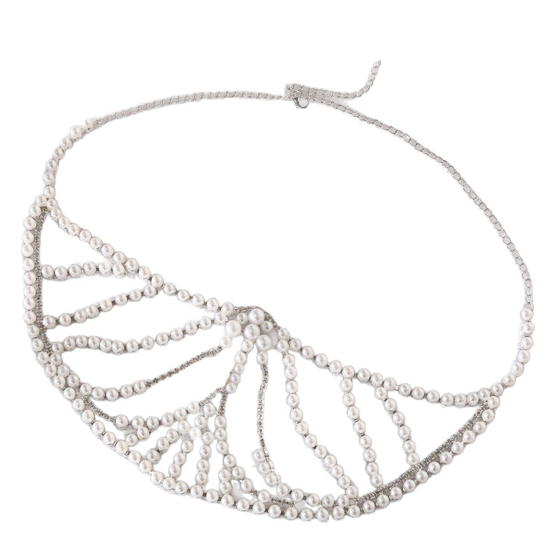 Трансгранична горещо продавана мрежеста перлена маска, женски стилен дизайн, мода, сценично изпълнение, парти, фестивал, аксесоари, маска