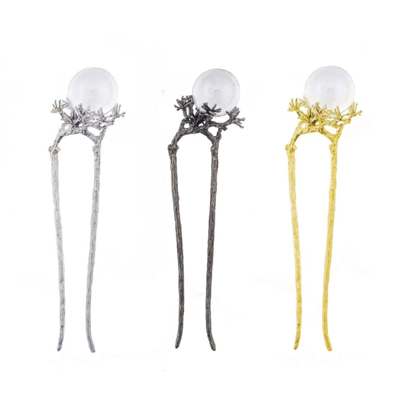 Originalus kinų stiliaus dizainerio dizainas: mėnulio šviesa pušyne – naujas kinų stiliaus plaukų segtukas