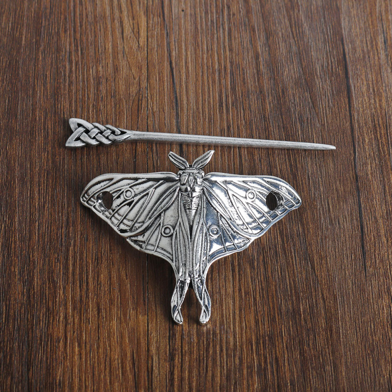 Naujas tarpvalstybinis tuščiaviduris drugelio plaukų segtukas, rafinuotas nišinis keltų drakono mazgo metalinis plaukų segtukas, pažangūs plaukų aksesuarai