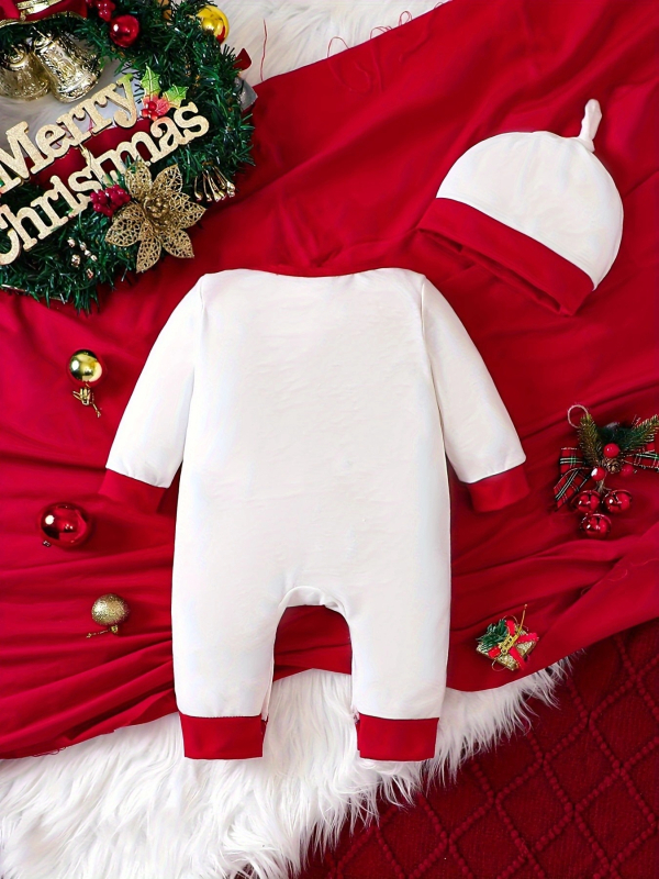 Prekogranični INS novorođenčad dječaci i djevojčice božićno blagdansko pismo dugi rukav otvorena datoteka sijamski šešir za penjanje