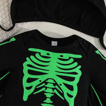 Νέο προϊόν εξαγωγής 2025 για μωρά με μακριά πόδια, χαρέμι, σε σχήμα νυχτερίδας για το Halloween, με καπέλο