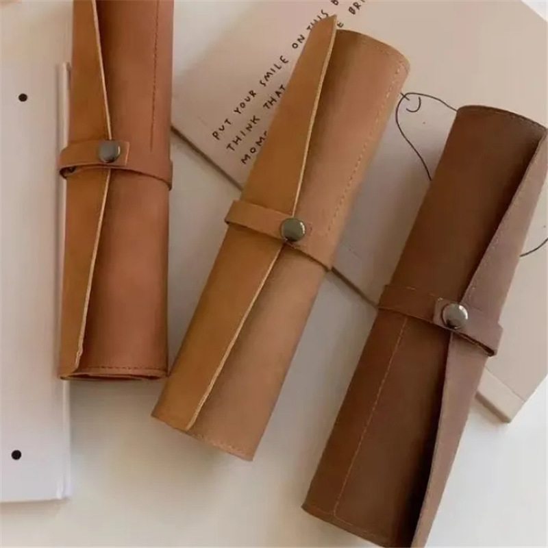 Vienspalvis sulankstomas matinės odos dirželio maišelis, tinkantis „Apple Watch iwatch78“, su laikymo krepšiu.