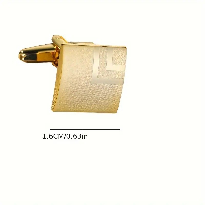 Butoni transfrontalieri de înaltă calitate, din cupru, cu laser, din metal, pentru bărbați, cu nasturi pătrați, de înaltă calitate, pentru cămașă franceză