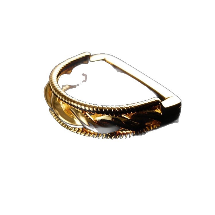 Kerge luksusliku nišikujundusega kanepiköie sõlmega meeste krae rõngasklamber lipsuklamber kullatud retro lipsuklambriga isikupärastatud aksessuaarid