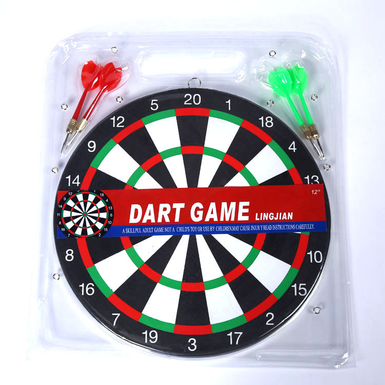 Piiriülene kahepoolne noolemänguasi, vaba aja veetmise ja meelelahutuse võistlustaseme noolemänguasi noolemängunõelaga