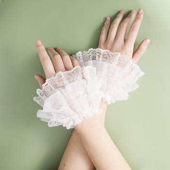 Lolita aksessuaarid Lühikesed pitsist käekindad Pitsist Jaapani stiilis pehmed tüdrukute käekindad Rõivad Lõbusad Ööklubi kaunistused