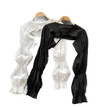 Moodsad laternavarrukatega ühevärvilised paeltega õlasallid, naiste Chaneli stiilis superhaldjas lühike suvekleit, uus ja moekas