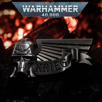 Broșă Star Casting Krieg Death Legion Warhammer 40K Peripheral DKK Insignă metalică comemorativă Retro Pin