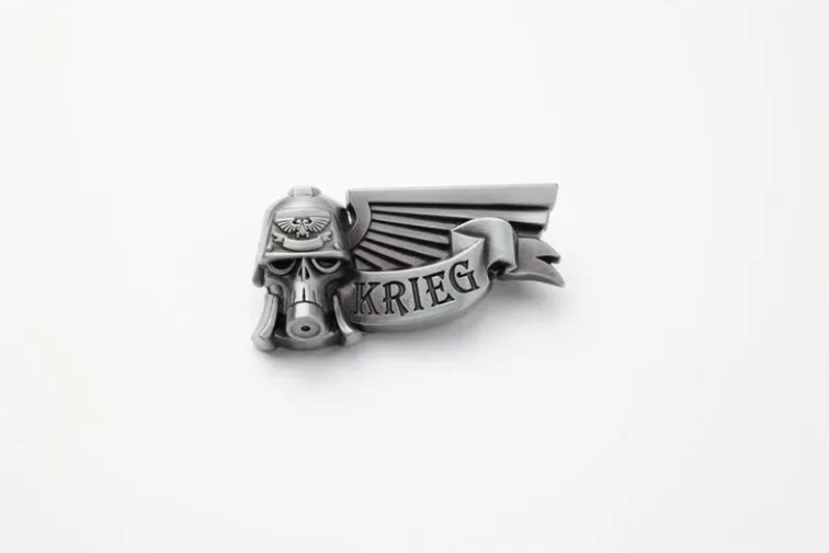 Broșă Star Casting Krieg Death Legion Warhammer 40K Peripheral DKK Insignă metalică comemorativă Retro Pin