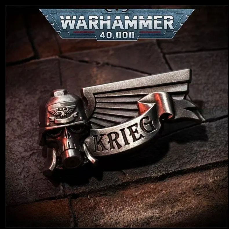 Broșă Star Casting Krieg Death Legion Warhammer 40K Peripheral DKK Insignă metalică comemorativă Retro Pin