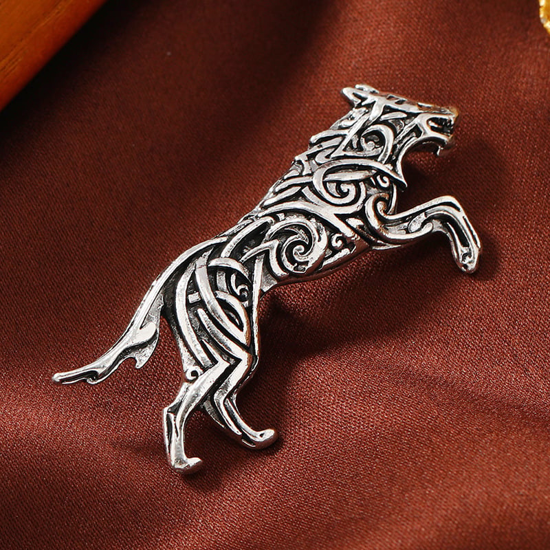 Broșă vintage cu cap de lup pentru bărbați agresivi, face vechiul electrolizat din aliaj, accesorii pentru jachetă de costum, personalizat, animal lup, pin acum