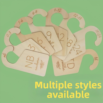 Drevená obojstranná deliaca priečka na oblečenie pre bábätká, kľučka na dvere, vešiak na oblečenie, skrinka na skladovanie, klasifikácia, dekoratívna drevená závesná tabuľa