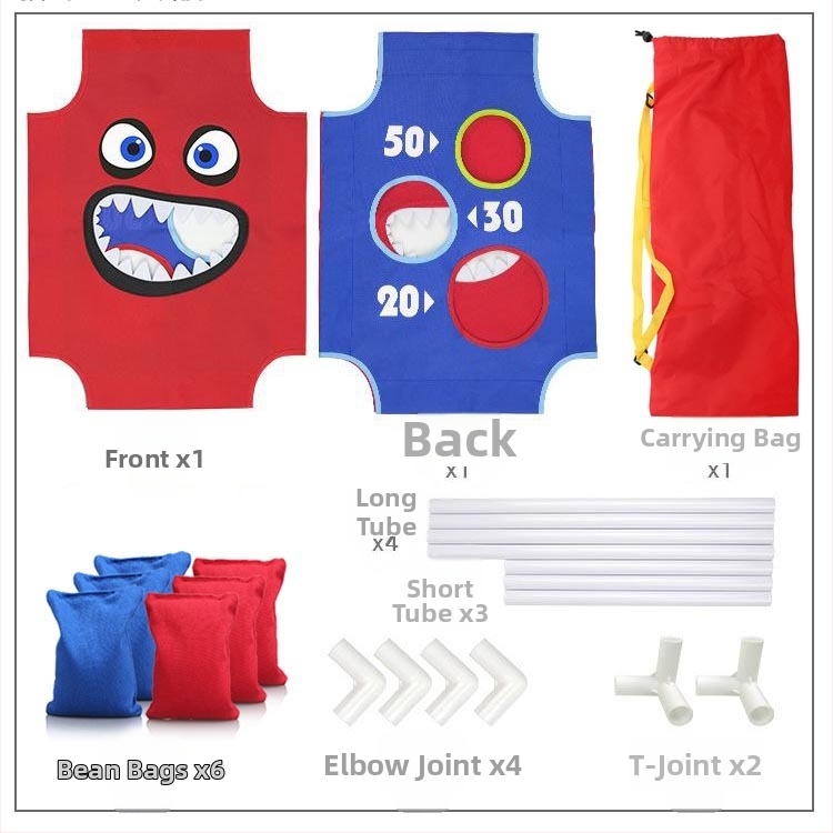 Vaikų frisbio smėlio maišas, dviejų viename žaidimas, smėlio maišo lenta, sensorinio lavinimo žaidimo rekvizitai, tėvų ir vaikų iškyla, frisbio taikinys