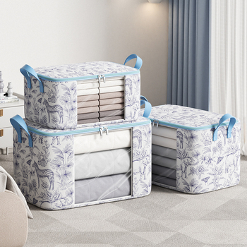 Νέα τσάντα παπλώματος PVC μεγάλης χωρητικότητας φορητή τσάντα αποθήκευσης για το σπίτι καθημερινή χρήση μετακόμιση ταξίδι πτυσσόμενη τσάντα παπλώματος