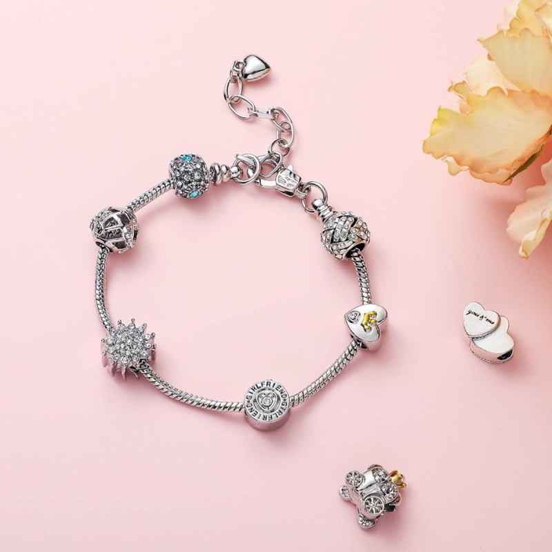 Accesorii de bijuterii DIY en-gros în stoc Panjia Basic Lobster Clamp Snake Bone Silver Bracelet Neted Bracelet