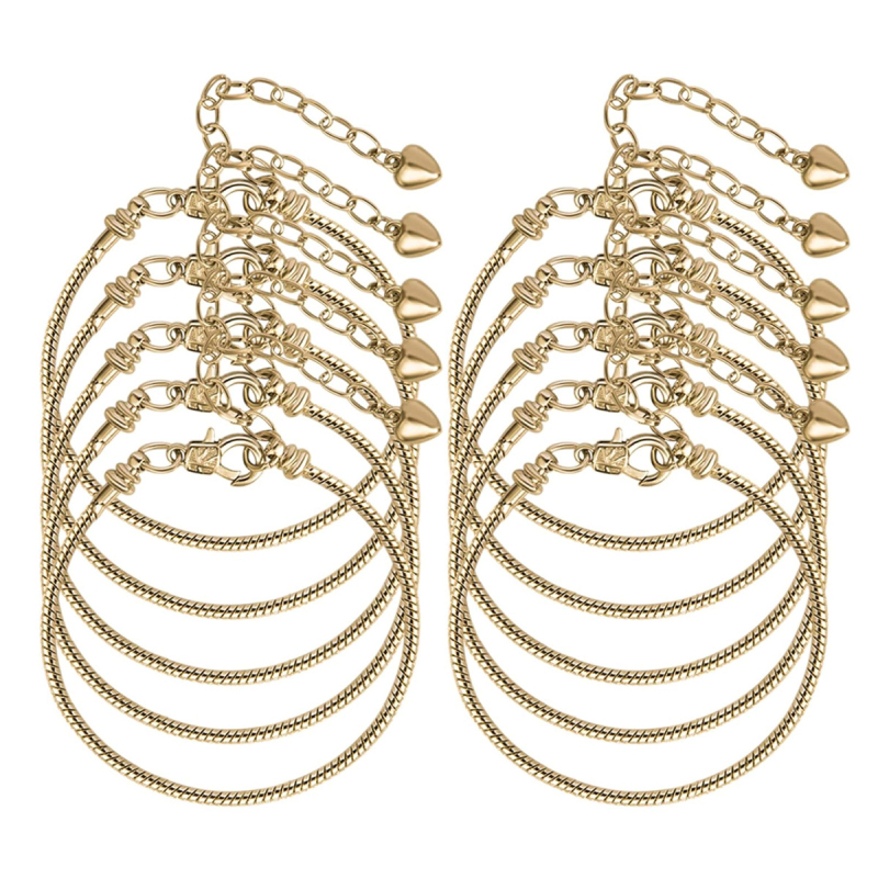 Accesorii de bijuterii DIY en-gros în stoc Panjia Basic Lobster Clamp Snake Bone Silver Bracelet Neted Bracelet