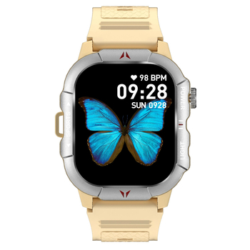 Prekogranični novi elektronički pametni sat za sportove na otvorenom, veliki zaslon, Bluetooth poziv, vodootporni pedometar, praćenje otkucaja srca