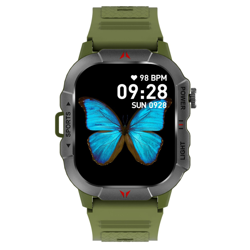 Prekogranični novi elektronički pametni sat za sportove na otvorenom, veliki zaslon, Bluetooth poziv, vodootporni pedometar, praćenje otkucaja srca
