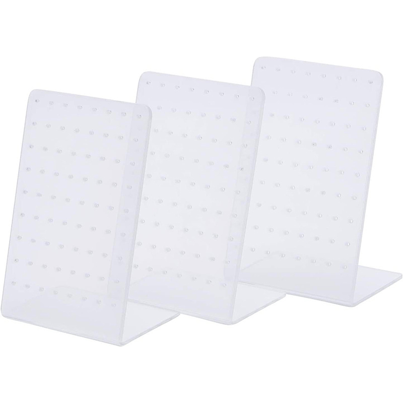 Skaidrūs akriliniai papuošalai, auskarai, lūpų nagų demonstracinė lenta, 20-16G ausų kaulo nagų demonstracinė lentyna