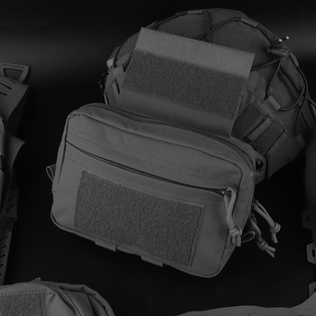 Γιλέκο Wosport Tactical για Εξωτερική Επέκταση Εξοπλισμού, Τσάντα Καλλυντικών, R Style Gp Sub-Bang (8*5) Velcro