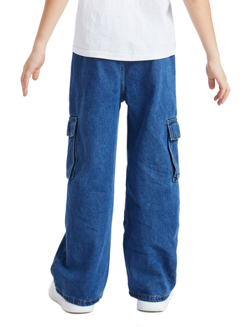 Αποκλειστικά σε διασυνοριακό επίπεδο για την Ευρώπη και τις Ηνωμένες Πολιτείες. Νέα, ελαστική μέση με κορδόνι, τζιν φόρμα με φαρδιά μπατζάκια για έφηβους από την Amazon.