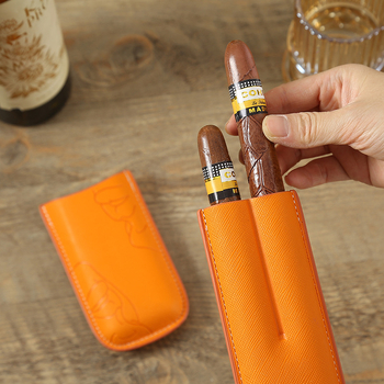 Väliskaubanduse pakkumine Piiriülene pakkumine Sigarituub Sigari nahast ümbris Krokodillimustriga sigari niisutav nahast ümbris Sigarituub