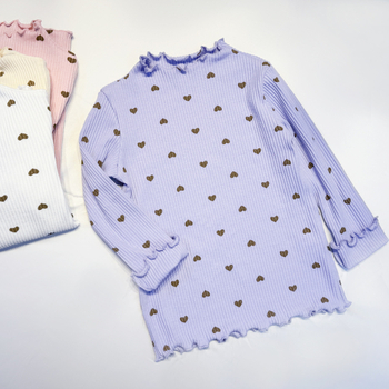 Čisti pamučni djevojački bazna majica, dječja bazna majica dugih rukava, bebina proljetna i jesenska donja odjeća, djevojačko intimno donje rublje klase A