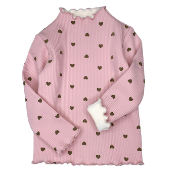 Čisti pamučni djevojački bazna majica, dječja bazna majica dugih rukava, bebina proljetna i jesenska donja odjeća, djevojačko intimno donje rublje klase A