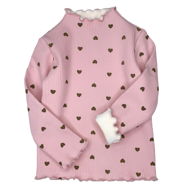 Čisti pamučni djevojački bazna majica, dječja bazna majica dugih rukava, bebina proljetna i jesenska donja odjeća, djevojačko intimno donje rublje klase A