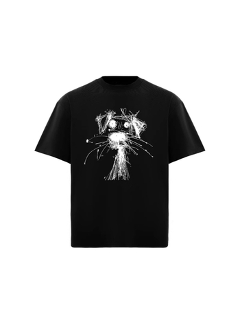 [Sketch Line Puppy] Μπλούζα National Tide Heavy American Retro Cotton για αγόρια με κοντό μανίκι, μοντέρνα, νέα μπλούζα