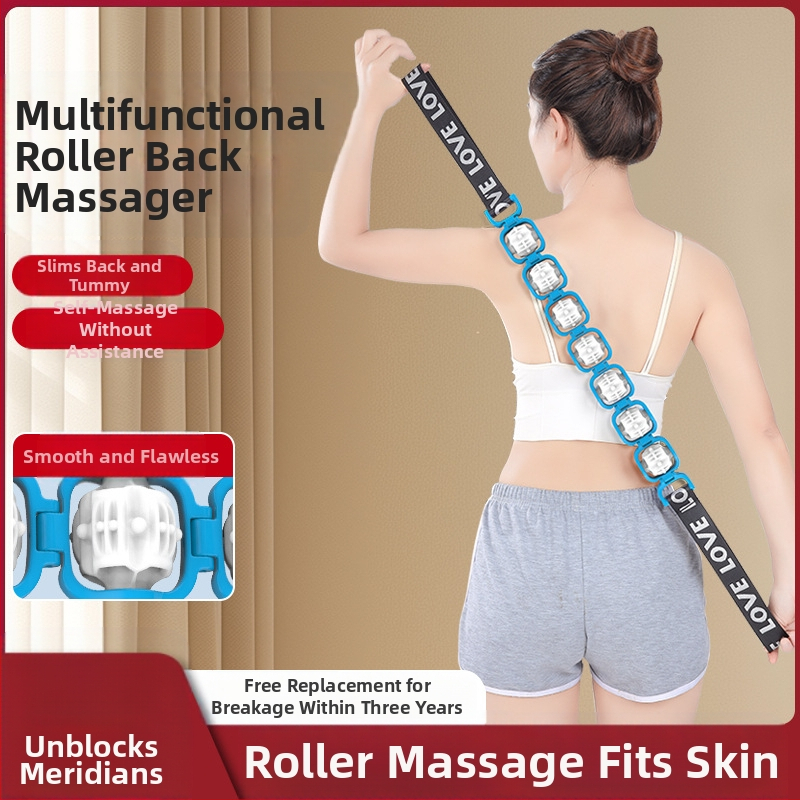 Seljasusside masseerija Multifunktsionaalne eemaldatav rullmassaaž meridiaanide süvendamiseks Avatud õlg Avatud selja manuaalne rull