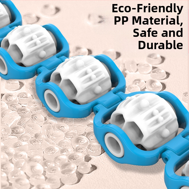 Масажор Backslipper Многофункционален подвижен ролков масажор за драгиране на меридиани Отворено рамо Отворен гръб Ръчен ролков масажор