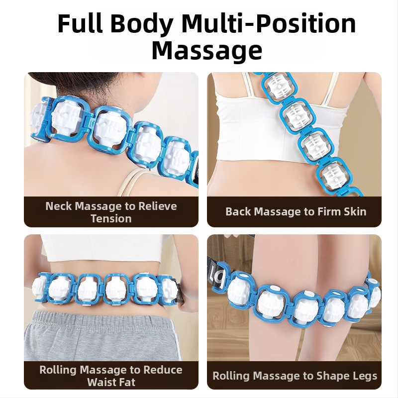 Масажор Backslipper Многофункционален подвижен ролков масажор за драгиране на меридиани Отворено рамо Отворен гръб Ръчен ролков масажор