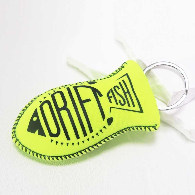 Tarpvalstybinis karšto išpardavimo neopreno nardymo medžiaga, maža žuvelė, plūduriuojanti lauko žvejyba, plaukimas, vandeniui atsparus plūdrumo raktų pakabukas