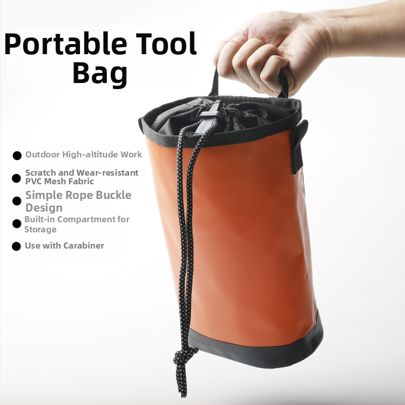 Vodotesná taška na náradie, úložná taška na lano pre letecké práce, záhradná a záhradnícka taška na závesné tašky, súprava na údržbu, taška so sťahovacou šnúrkou.