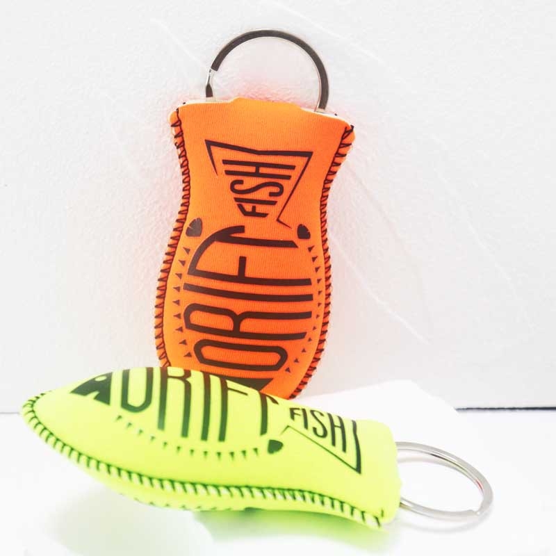 Tarpvalstybinis karšto išpardavimo neopreno nardymo medžiaga, maža žuvelė, plūduriuojanti lauko žvejyba, plaukimas, vandeniui atsparus plūdrumo raktų pakabukas